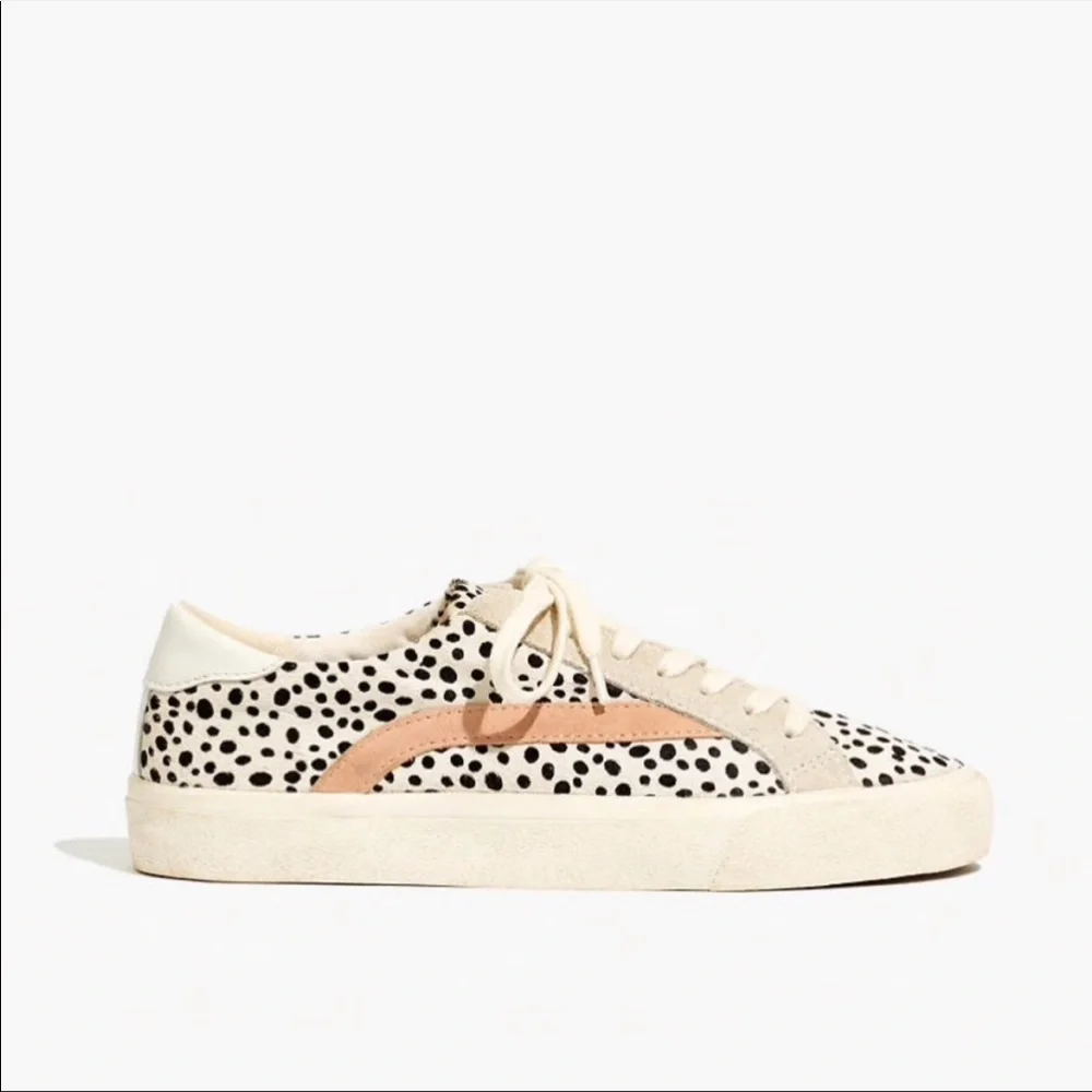 Madewell Sidewalk Lowtop Sneaker Painted Calf Hair - Picture 6 of 11